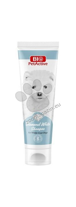 Bio Pet Active Diamond White - шампоан за поддръжка на бяла козина 250мл.