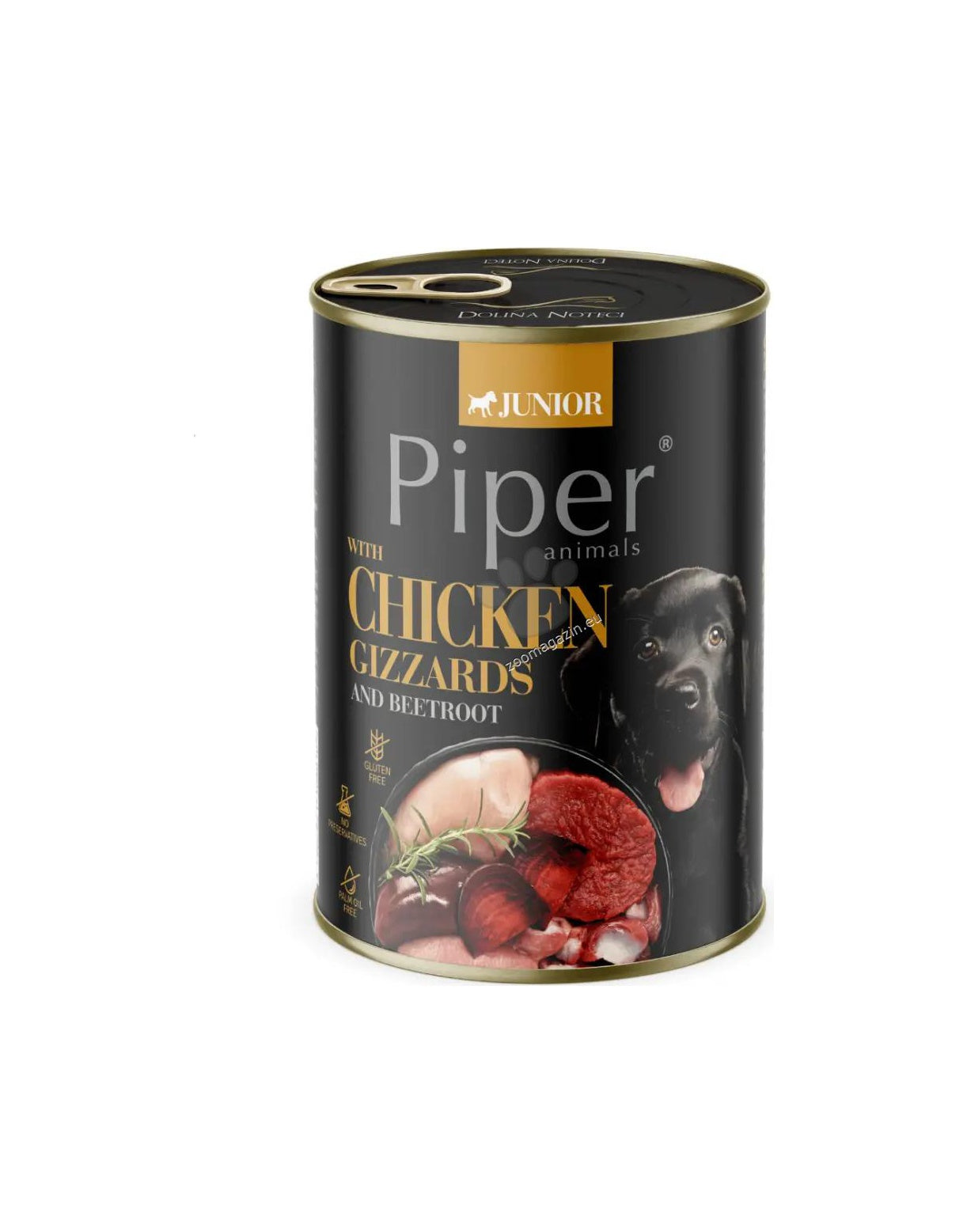 Piper Dog Junior - храна за малки кученца с воденички и цвекло 400 гр