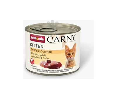 Carny Kitten Poultry Cocktail - консерва за котенца с птичи меса 12х200 гр