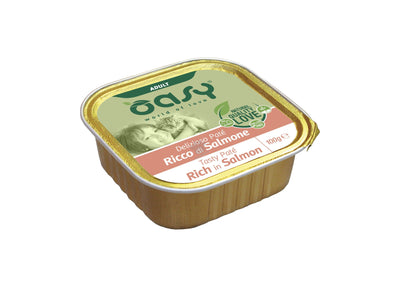 Oasy Tasty Pate Adult Salmon - пастет за възрастни котки със сьомга 100 гр.