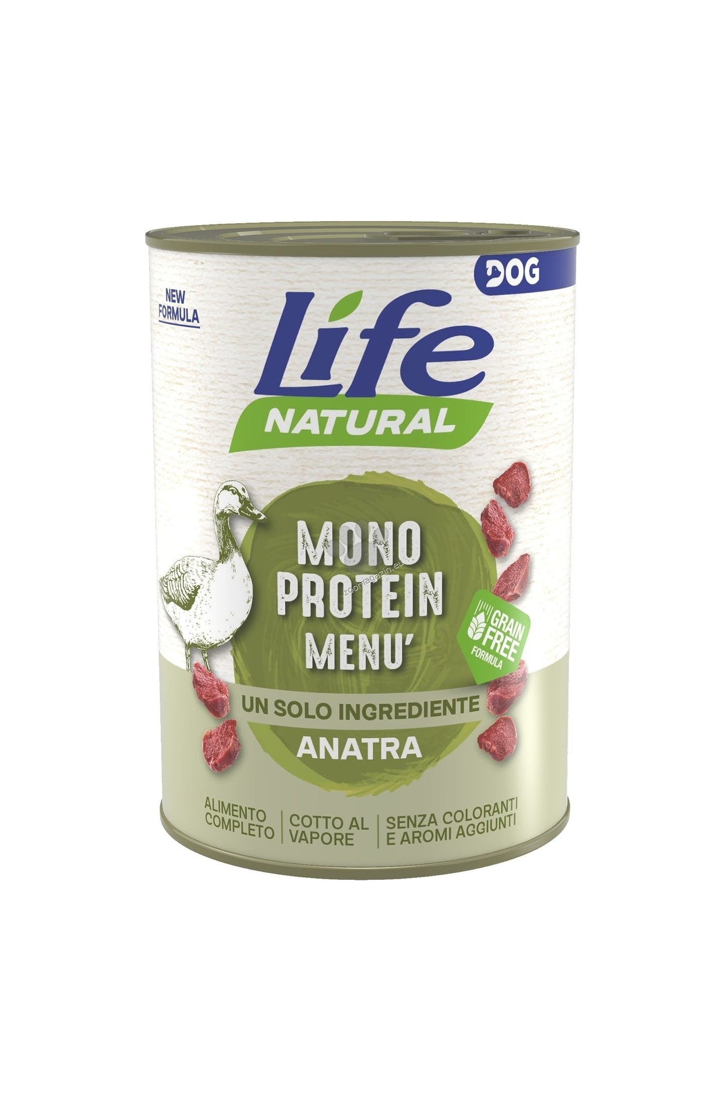 Lifedog Monoprotein Duck - монопротеинова консерва за кучета с патешко месо 400 гр