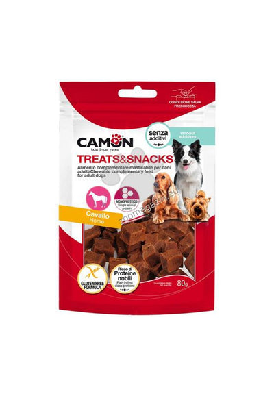 Camon Horse Cubes - лакомство за куче с конско месо 80 гр