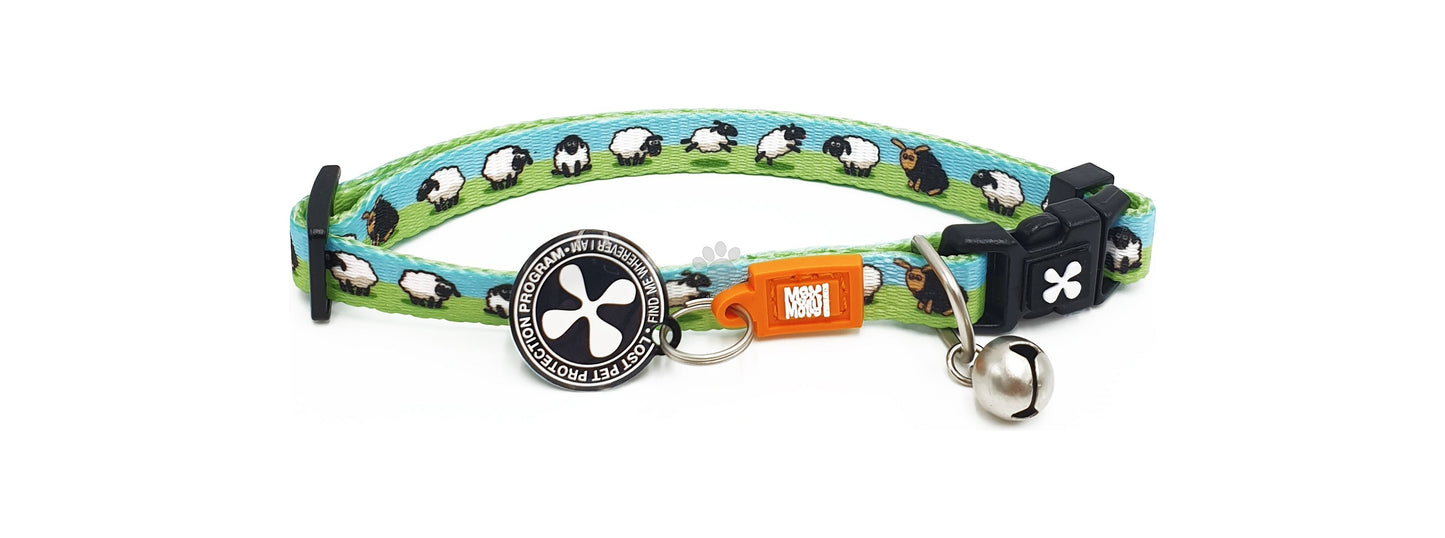 Max Molly Black Sheep smart ID - нашийник с чип за сигурност 22 - 35 см.