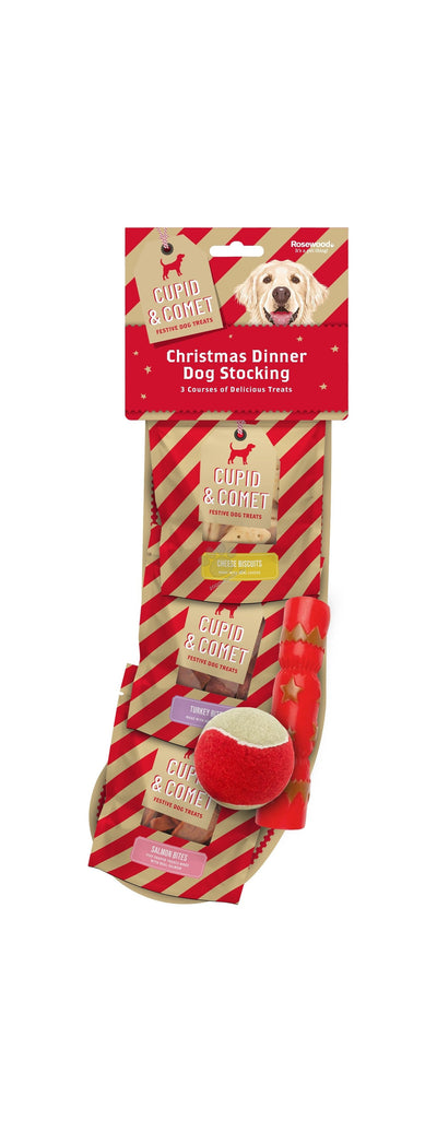 Rosewood Christmas Dinner Dog Stocking - коледни лакомства за куче 120 гр