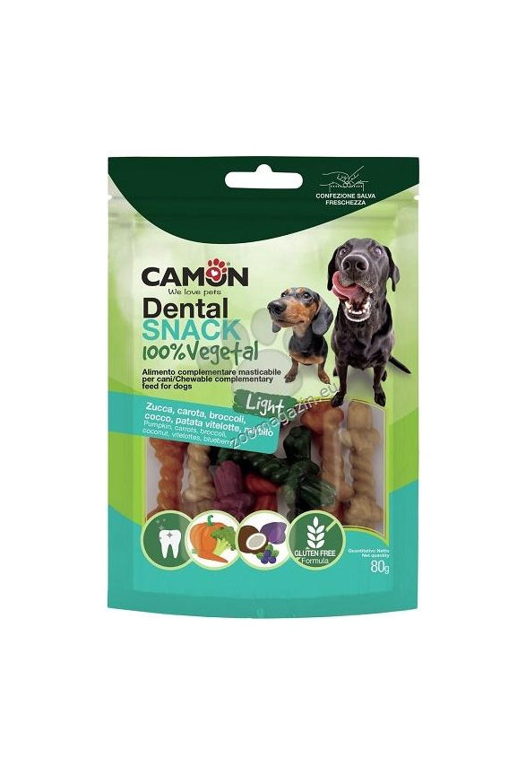 Camon Rope Shaped Dental Snack - дентално лакомство със зеленчуци 80 гр