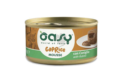 Oasy Caprice Mousse with Rabbit - мус за котки със заешко 85 гр.