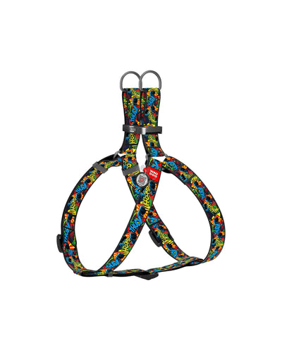 Collar Waudog Nylon Dog Harness Batman Bright - нагръдник