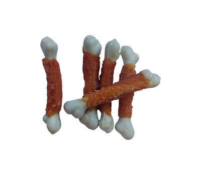 РАЗПРОДАЖБА Enjoy Carnivore Calcium Bone Chicken Chews - калциево кокалче с пилешко месо 100 гр