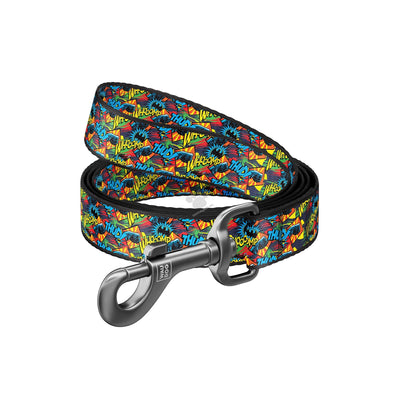Collar Waudog Nylon Dog Leash Batman Bright - повод