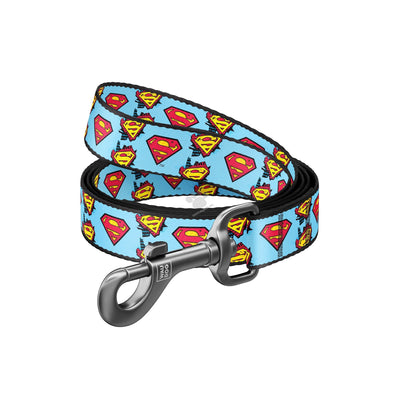 Collar Waudog Nylon Dog Leash Superman - повод