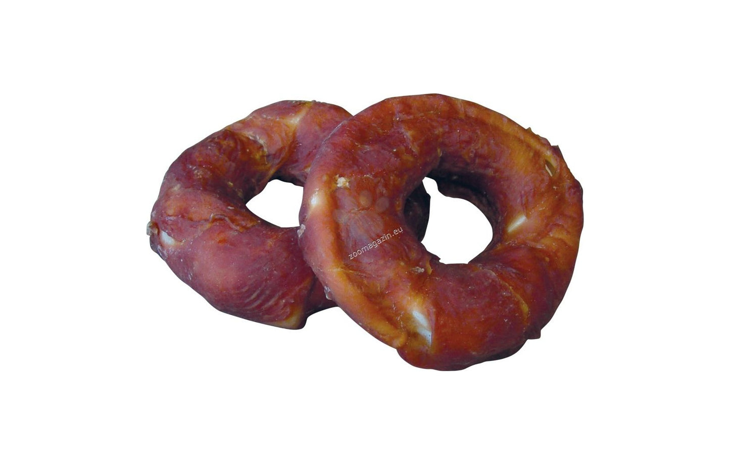 Nobby StarSnack Barbecue Duck Donut - поничка от пресована кожа с патешко месо, кутия, 10 см, 30 бр