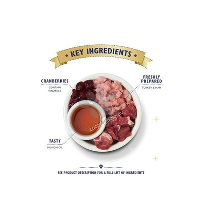 Lilys Kitchen Christmas Turkey & Ham Feast - пастет за котки с пуешко, шунка и червени боровинки 85 гр.