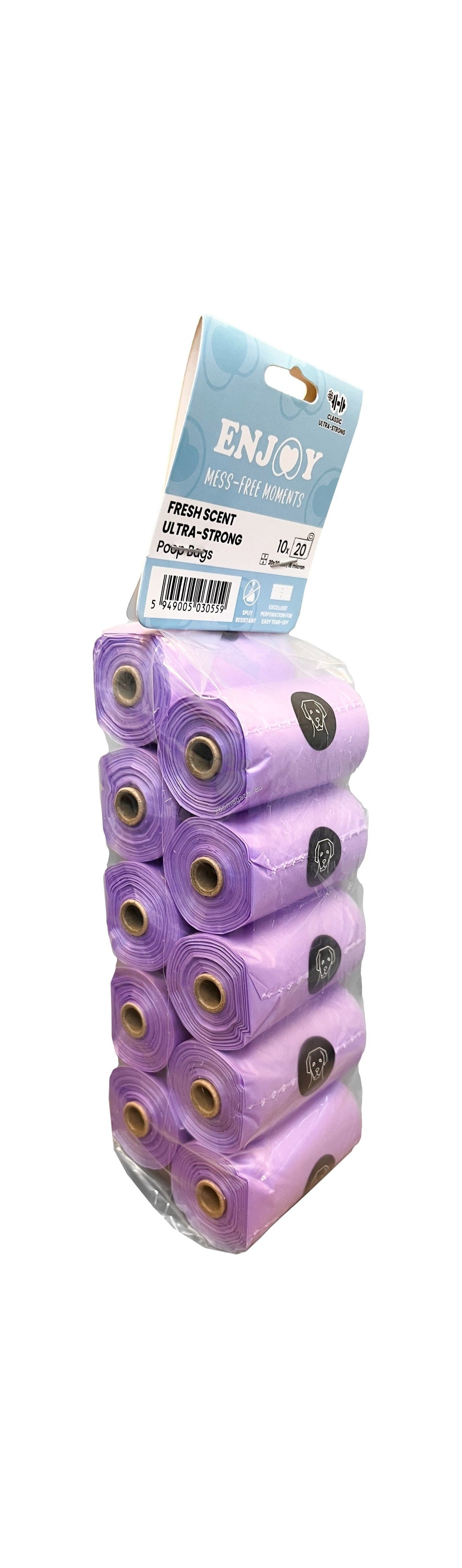 Enjoy Fresh Scent Ultra-Strong Poop Bags - хигиенни торбички 10 бр