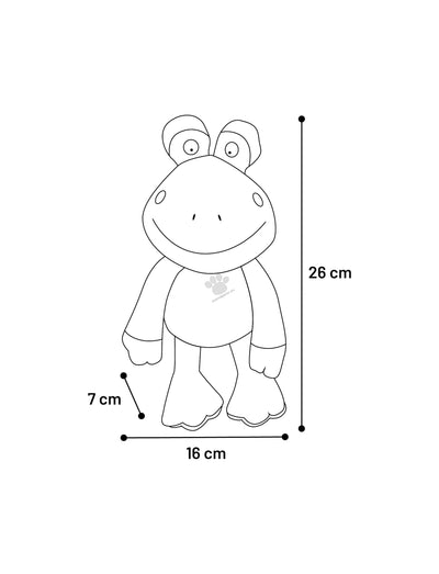 Flamingo Toy Kermi Frog - играчка за куче 26 / 16 см