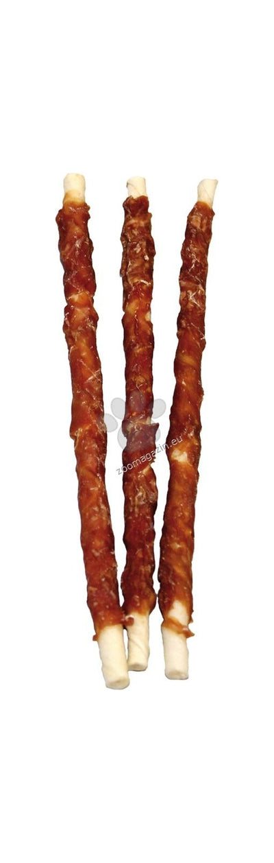 Nobby StarSnack Barbecue Wrapped Duck - солета от пресована кожа с патешко месо, кутия, 25 см, 210 бр