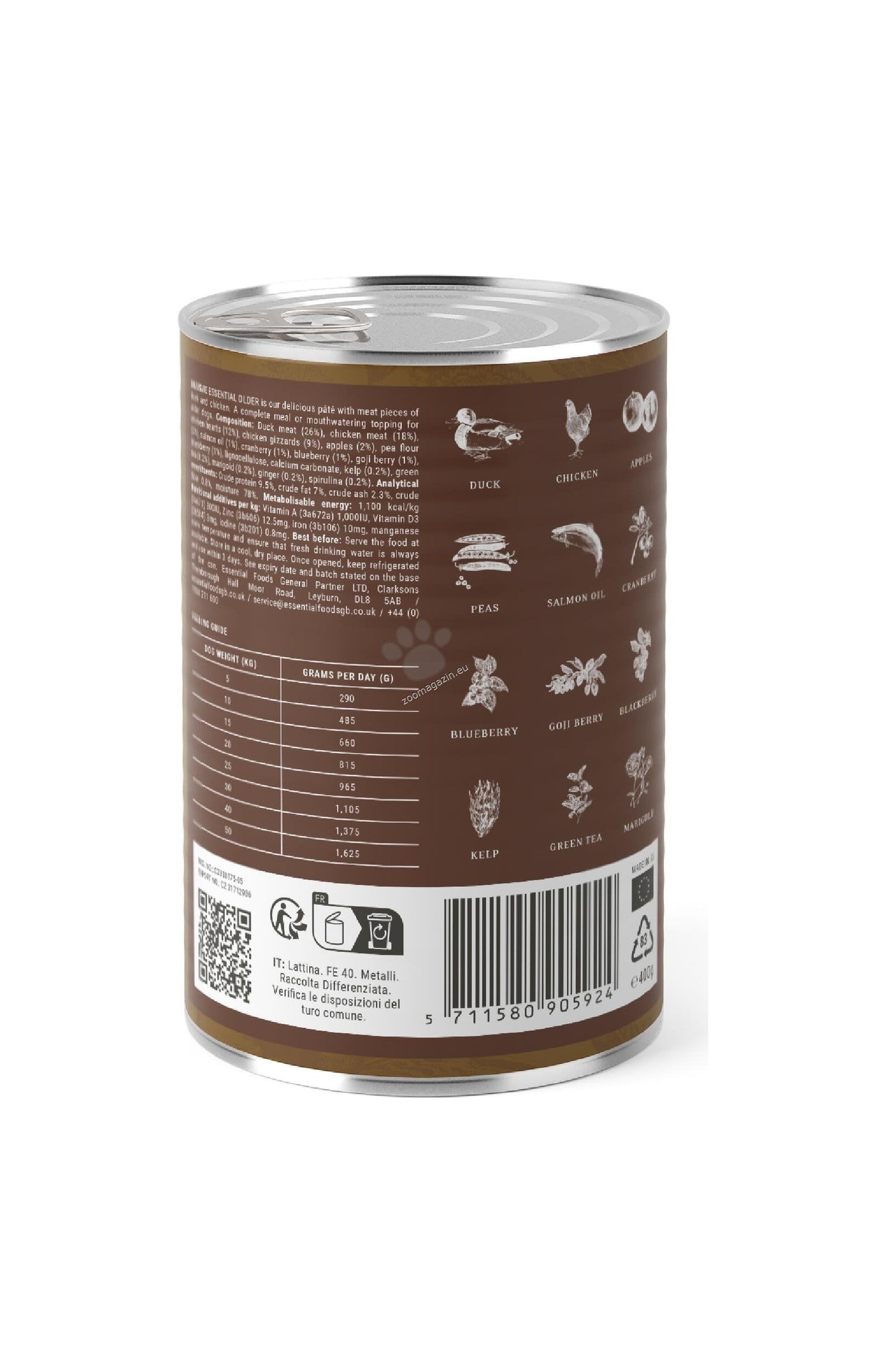 Essential Older Pate - пастет за възрастни кучета с патешко и пилешко 400 гр.