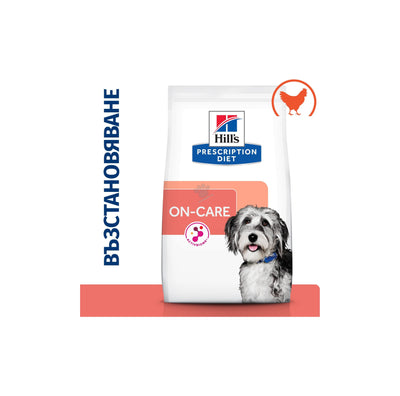 Hills Prescription Diet On-Care – лечебна суха храна за кучета. страдащи от тежки заболявания, с пилешко