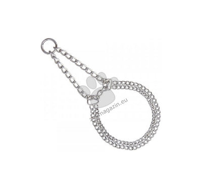 Nobby Chains Choker Two Rows Chrome - строг нашийник 40х Ø 2 см
