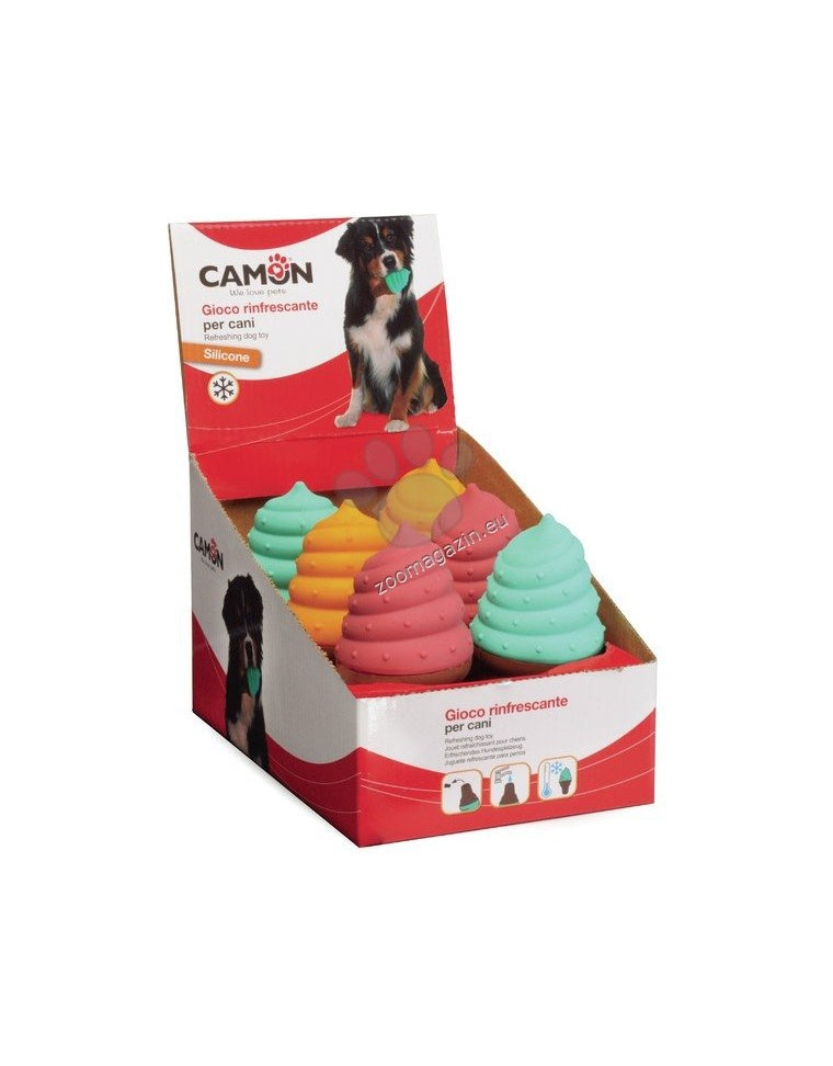 Camon Silicone Cooling Toy Ice Cream Cone - силиконова охлаждаща играчка 16 см
