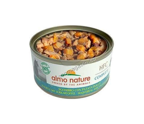 Almo Nature HFC Complete with Mackerel and Sweet Potato - консерва за котки със скумрия и сладък картоф 70 гр