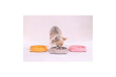 Flamingo Feeding Bowl Slow feeder Bini Round - купичка за бавно хранене 300 мл