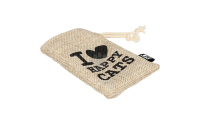 I Love Happy Cats Refillable Herb Pouch - пауч за изсушени билки, предизвикващ желание за игра