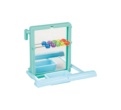 Flamingo Parakeet Toy Mirror - огледалце за птици със стъпало