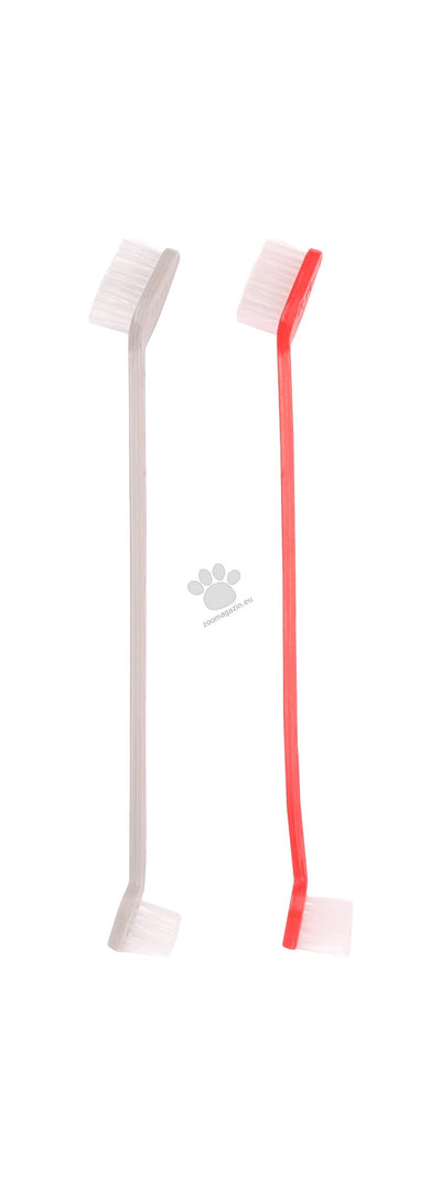 Flamingo Tara Toothbrush - четка за зъби за всички породи кучета 21 см., 2 броя