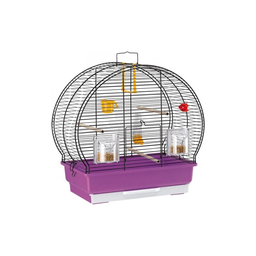 Ferplast Luna 2 - кафез за малки птички с пълно оборудване 44,5 / 25 / 45,5 см