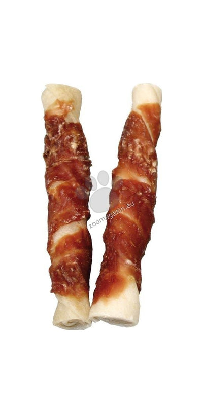 Nobby StarSnack Barbecue Wrapped Duck - солета от пресована кожа с патешко месо, кутия, 13 см, 130 бр