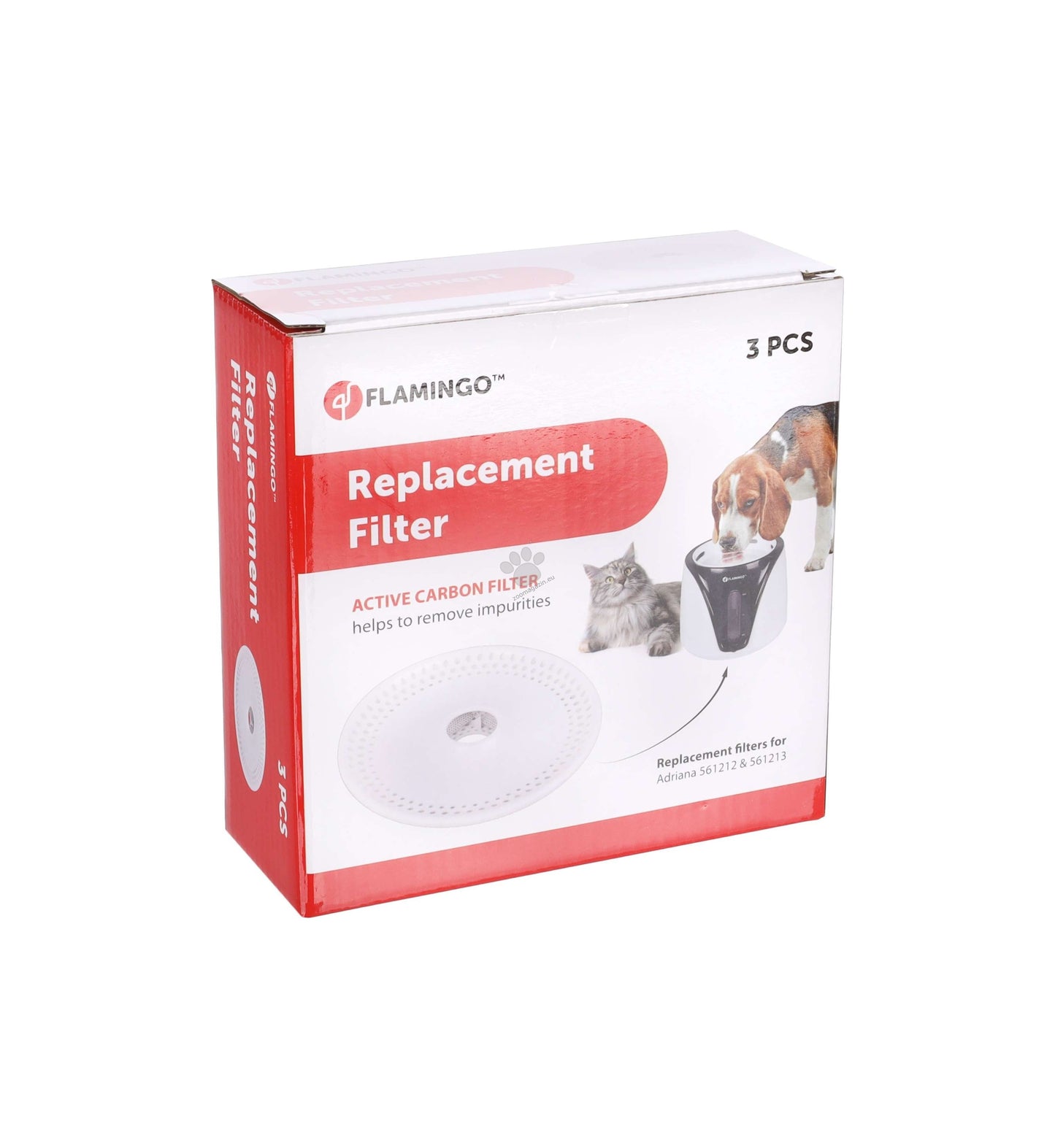 Flamingo Filter Automatic Water dispenser Adriana Round - филтър за диспенсър 4,3 / 14,3 / 1,7 см