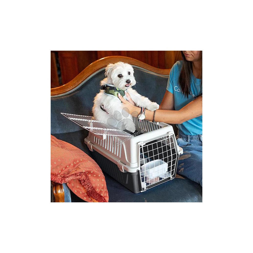 Ferplast Carrier Atlas 10 Fucsia - транспортна клетка за малки кучета и котки 32.5 / 48 / В 29 см, фуксия