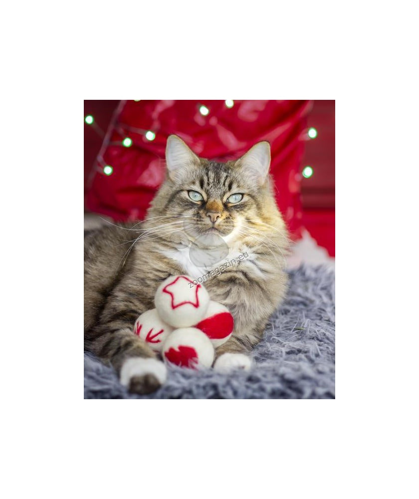 Rosewood Wool Cat Balls - играчка за котки 4 бр