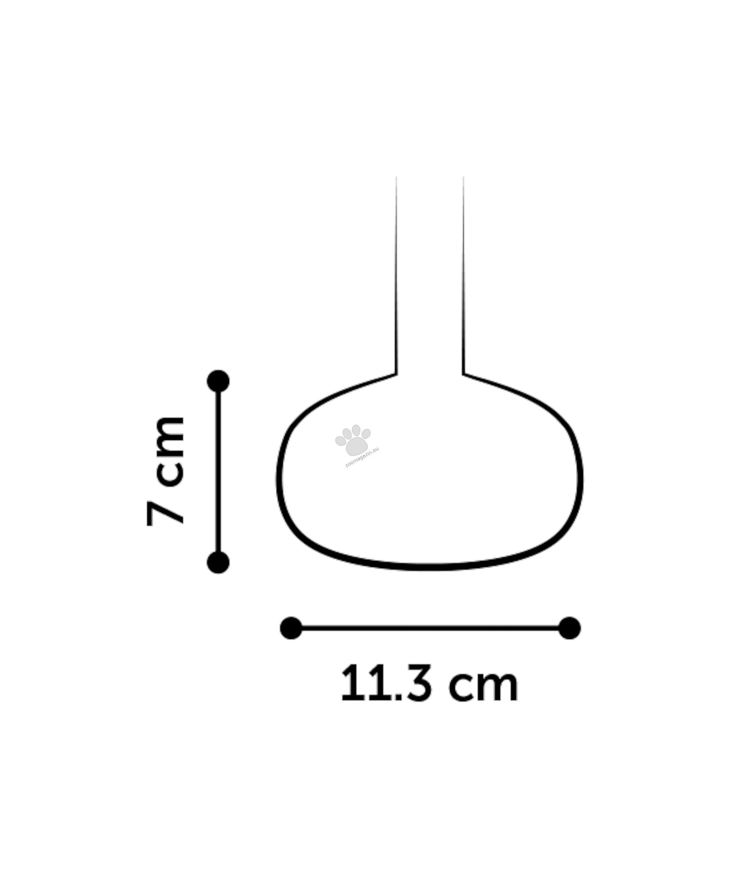 Flamingo Brush and Slicker Comfort L - двустранна четка 11,3 / 7 см.