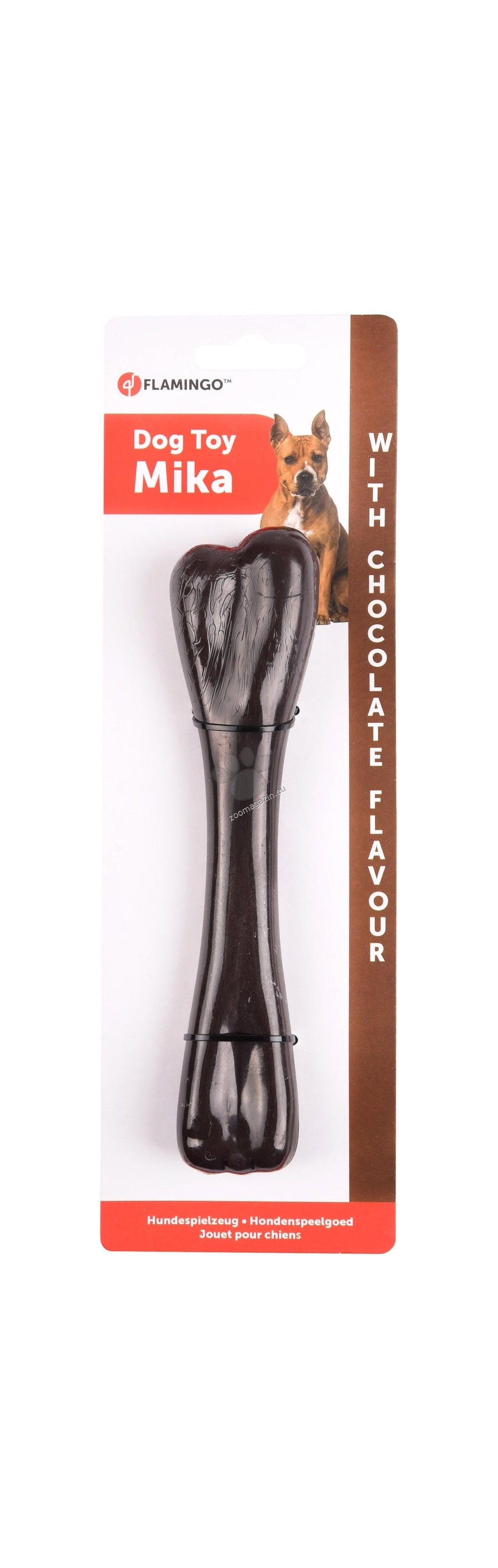 Flamingo Mika Bone With Chocolate Flavour - кокал с шоколадов вкус