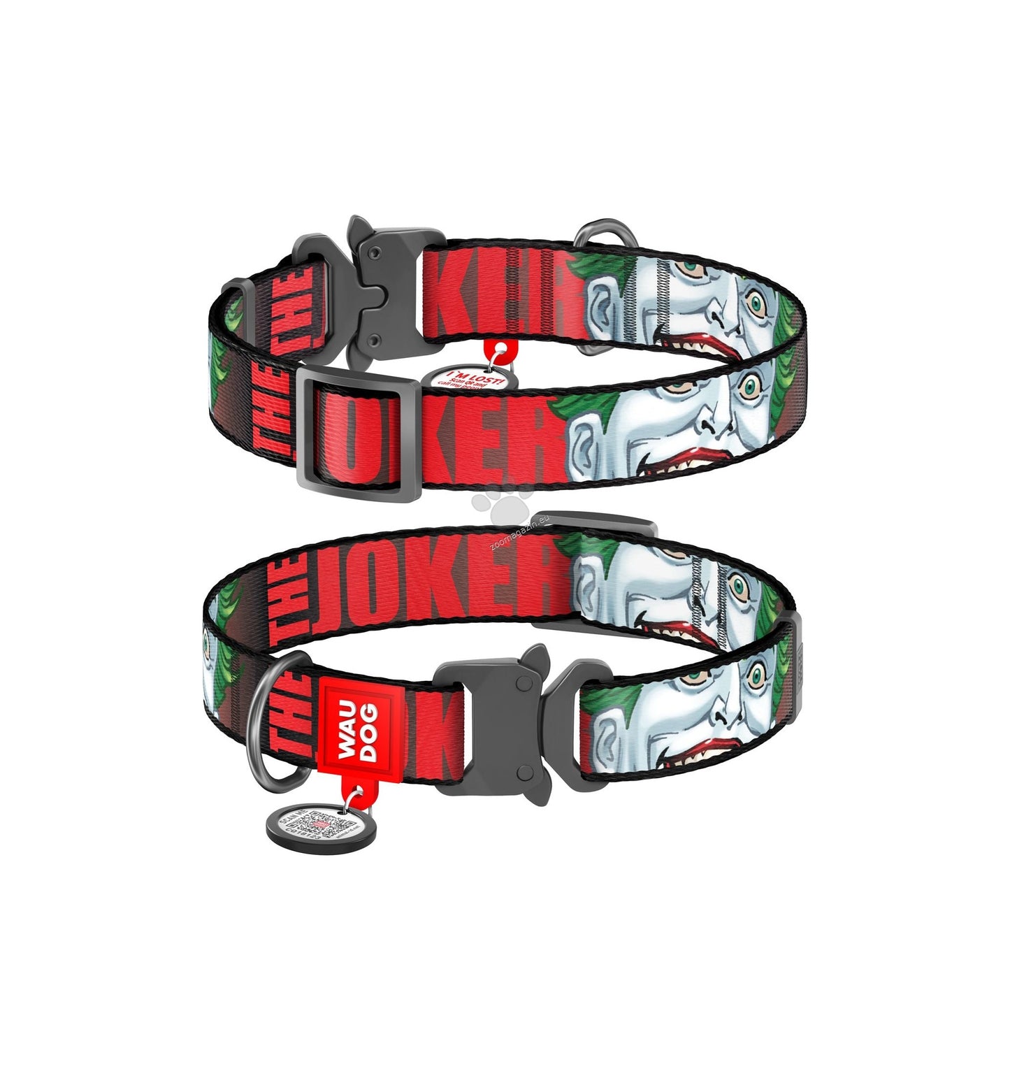 Collar Waudog Nylon Dog Collar Joker - нашийник