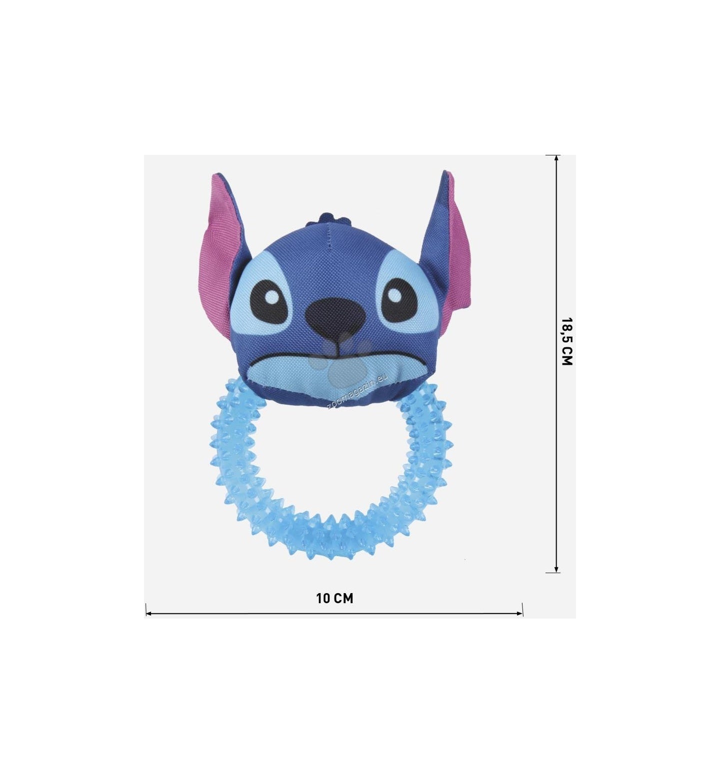Cerda Dog TPR Toy Stitch - играчка за куче с термопластичен каучук 11 / 30 / 9 см