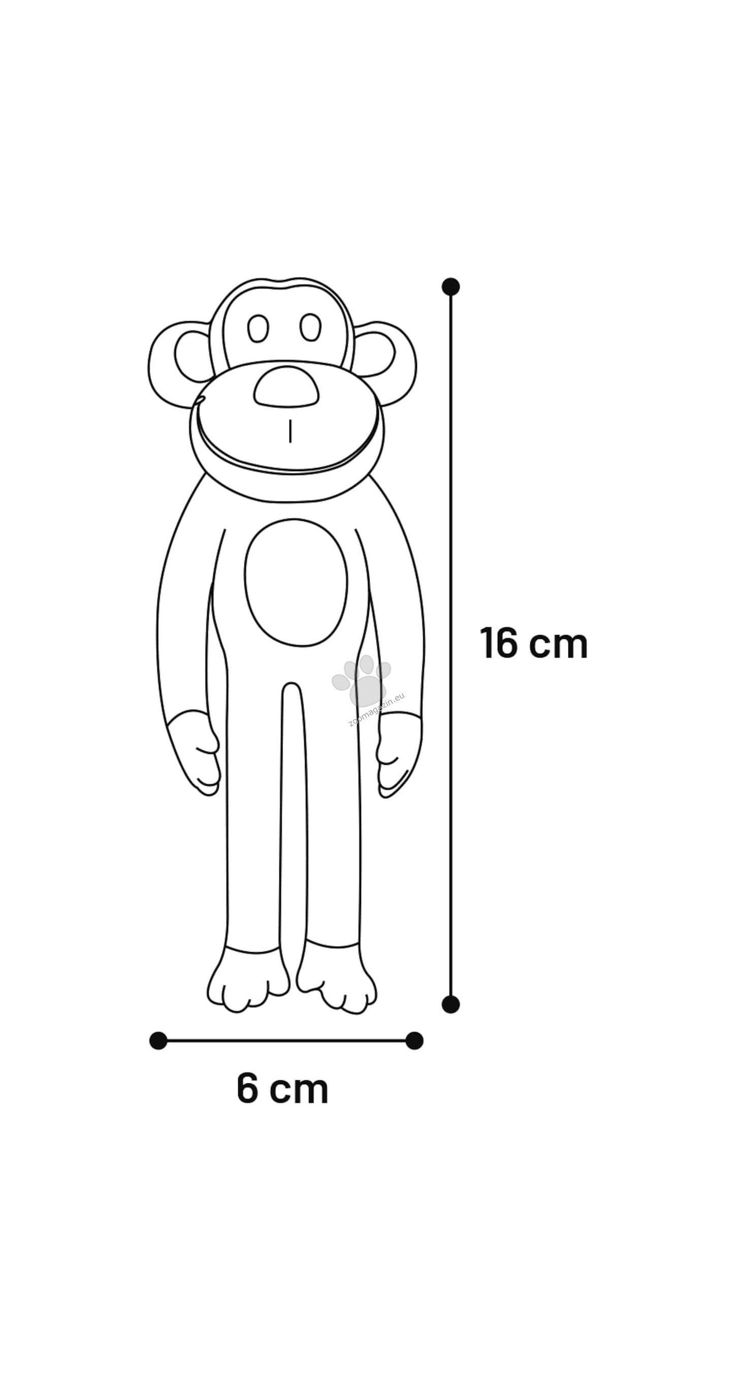 Flamingo Latex Monkey - латексова играчка 25 см