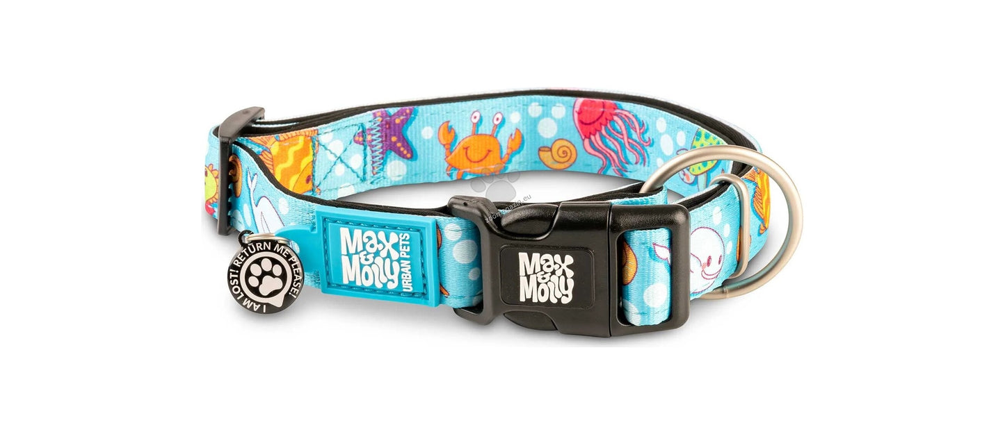 Max Molly Smart ID Blue Ocean - нашийник с ID чип за сигурност