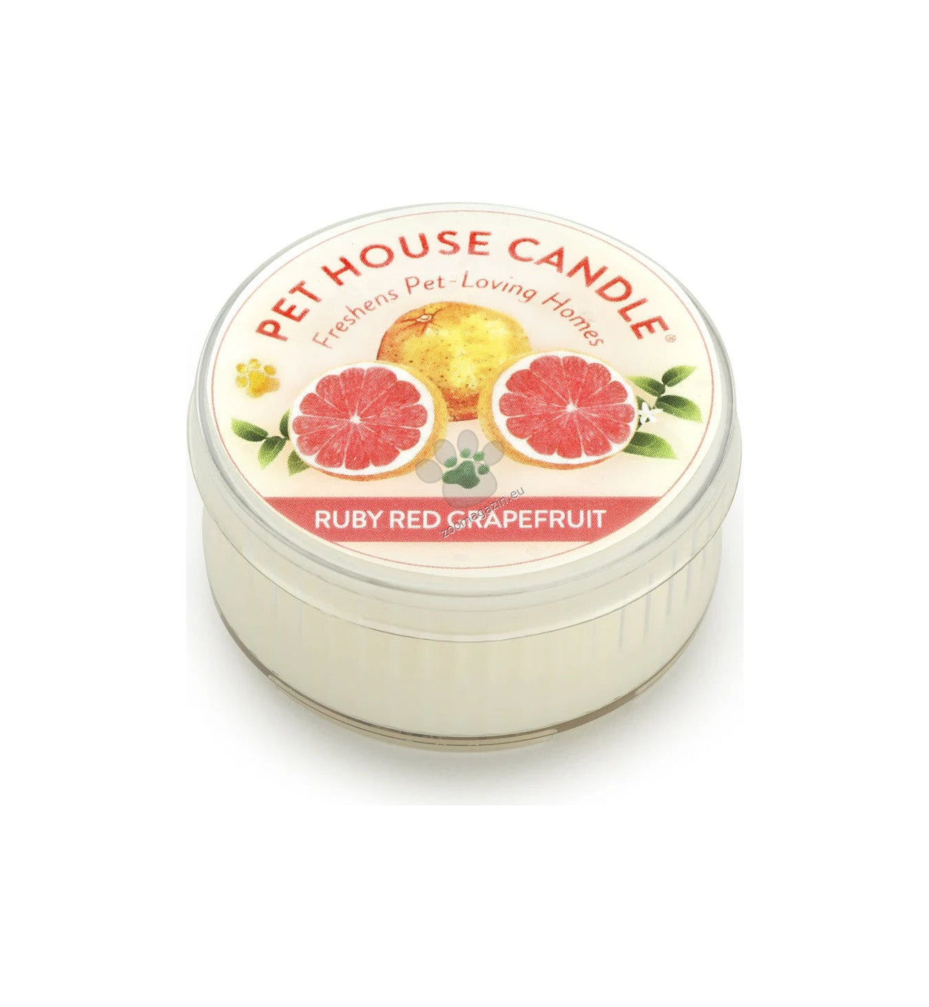 Pet House Candles Ruby Red Grapefruit - натурална свещ с аромат на рубиненочервен грейпфрут