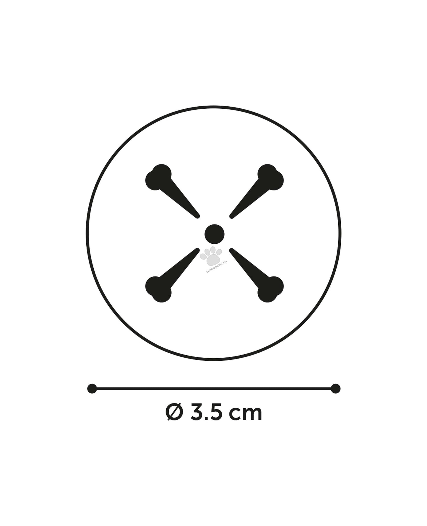 Flamingo Ebba Ball - играчка за котки 3,5 см