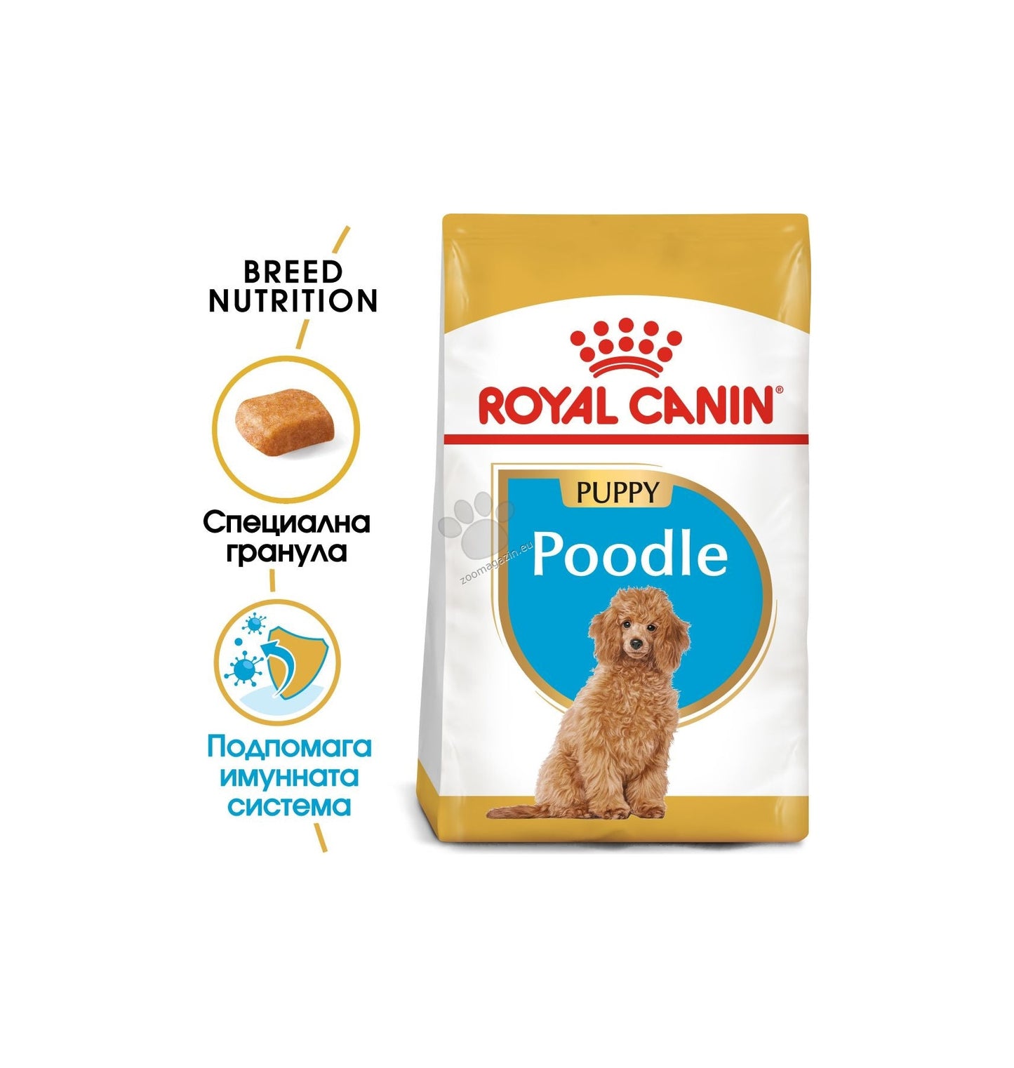 Royal Canin Poodle Puupy - пълноценна храна за подрастващи кучета порода пудел до 10 месеца