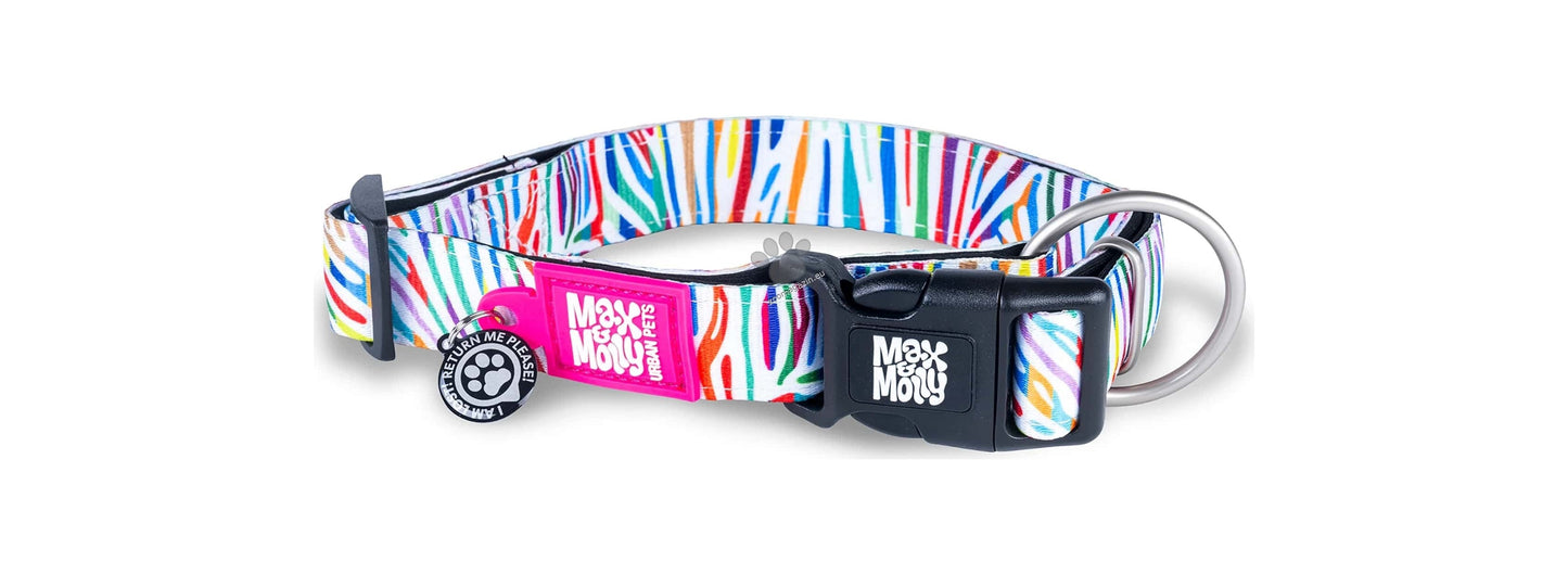 Max Molly Smart ID Magic Zebra - нашийник с ID чип за сигурност