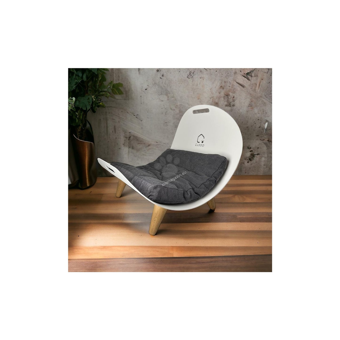 Cadoo Lipe Soft White - луксозно легло за домашни любимци 48 / 45 / 48