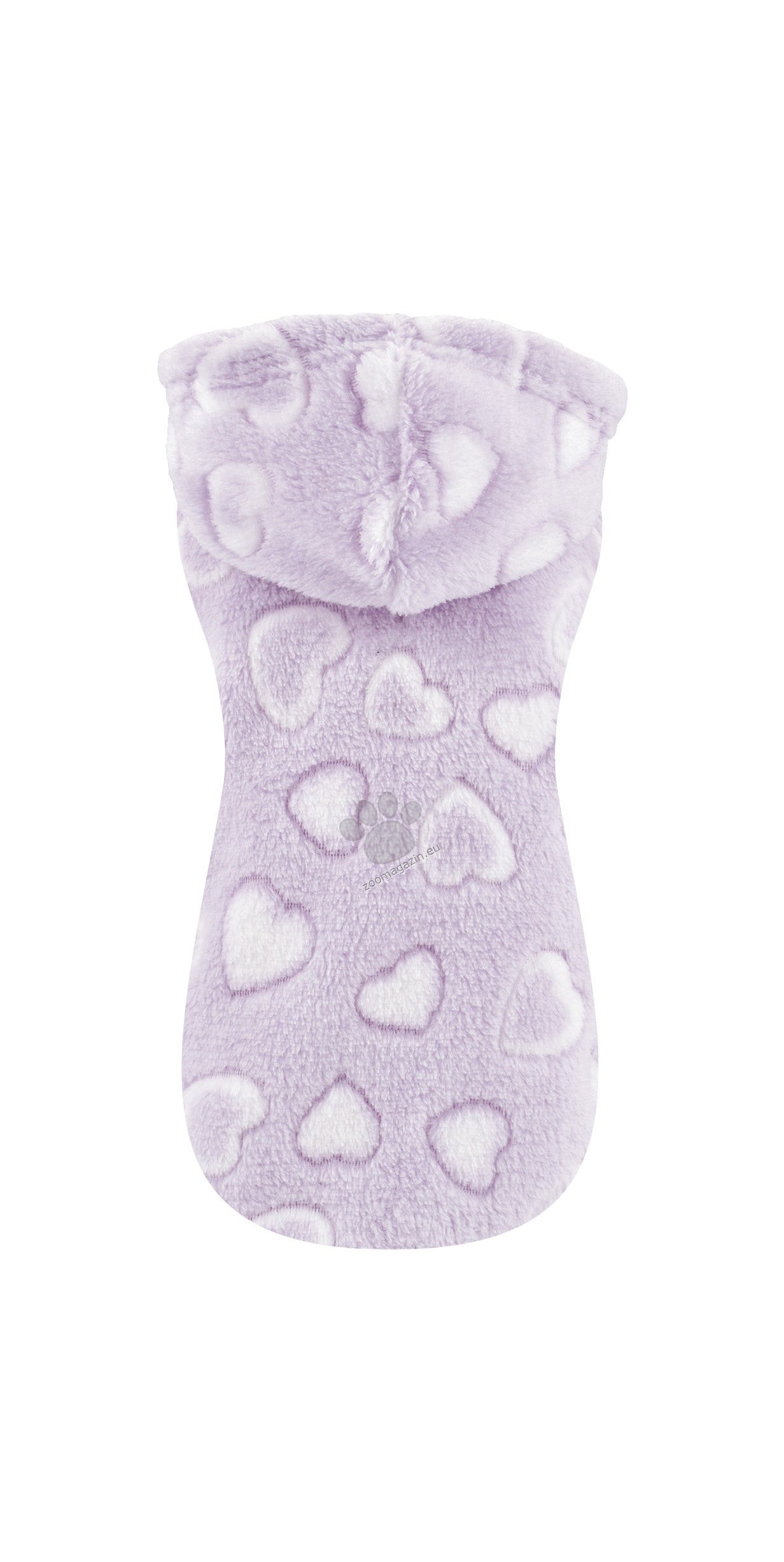 Nayeco Heart Hoodie - суитшърт за кучета (лилав)