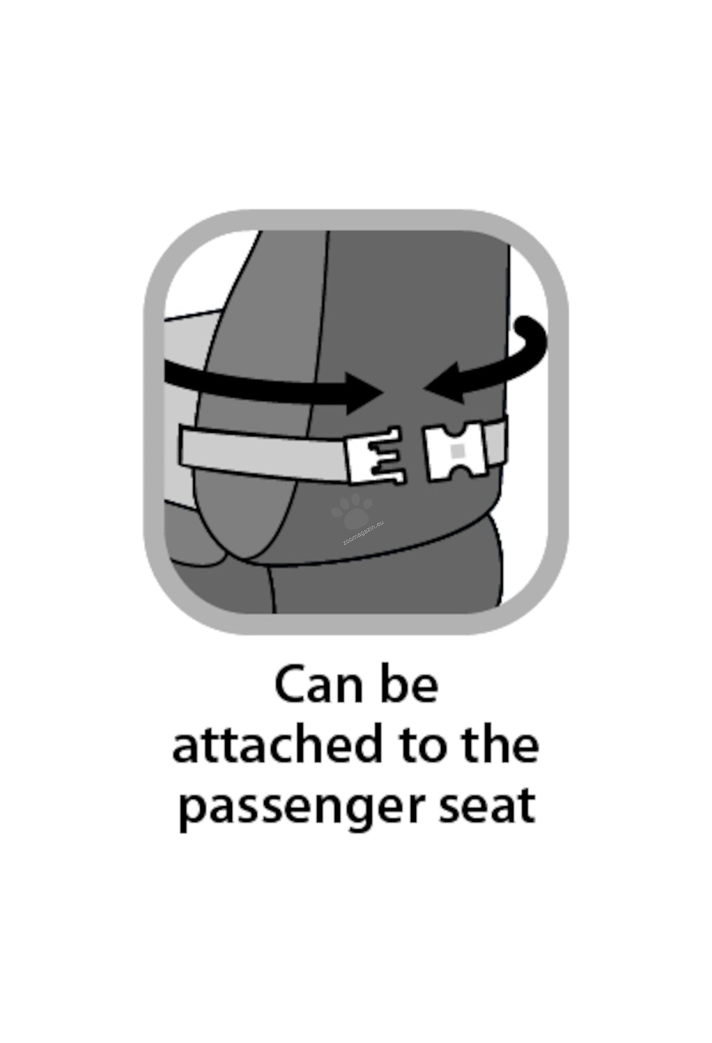 Flamingo Car seat Ona grey - столче за автомобил 36 / 33 / 20 см