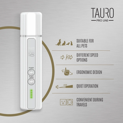Tauro Pro Line Pet Nail Grinder - електрическа пила за нокти за домашни любимци