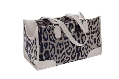 Ferribiella Mokka Bag Leopard - луксозна мека транспортна чанта 43 / 18 / 25 см