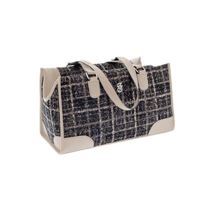 Ferribiella Mokka Bag Pied - луксозна мека транспортна чанта 43 / 18 / 25 см