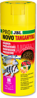 JBL ProNovo Tanganyika Grano Click M - гранулирана храна за месоядни цихлиди 250 мл